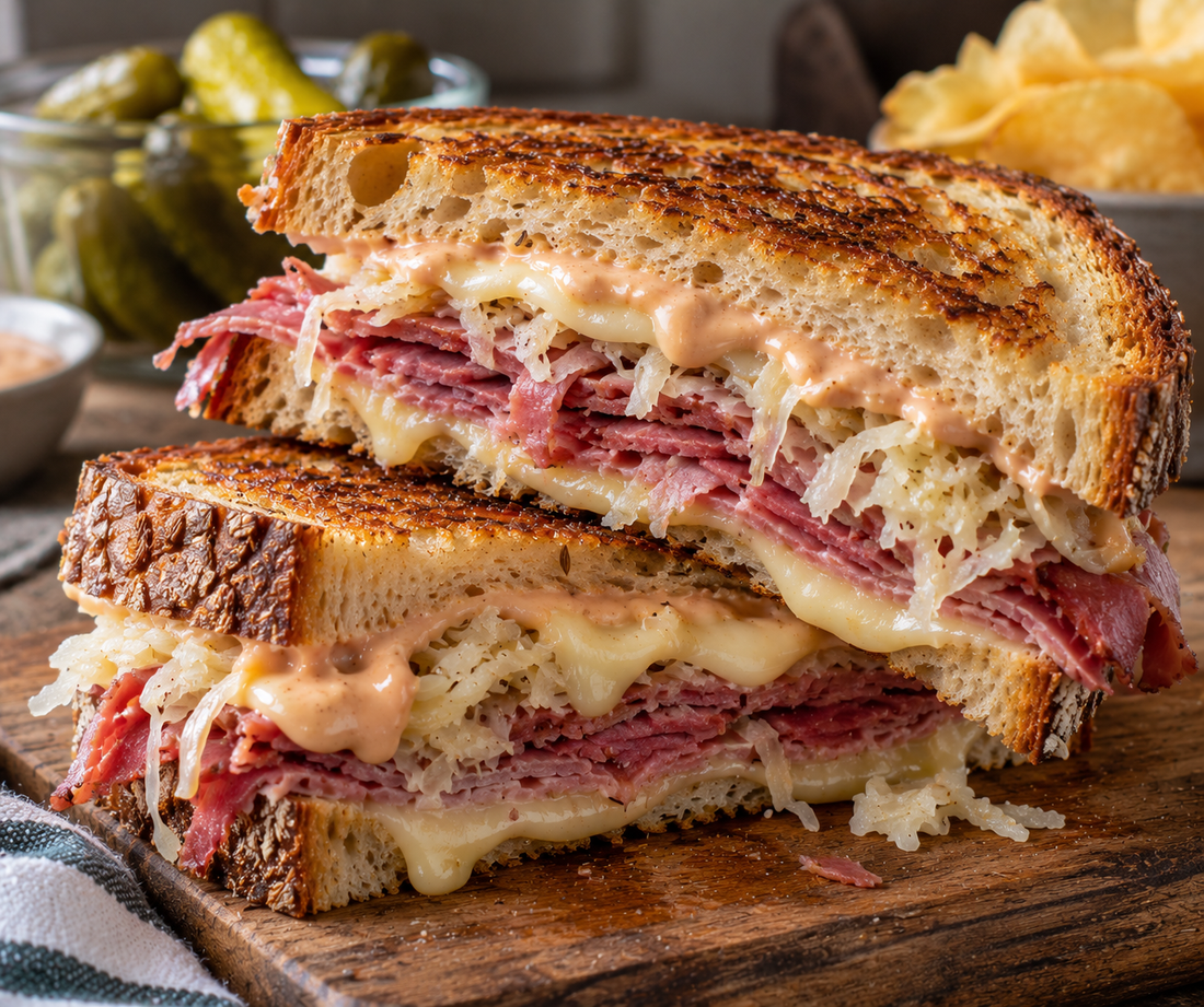 Classic Reuben on Sourdough | Reuben Sandwich Recipe