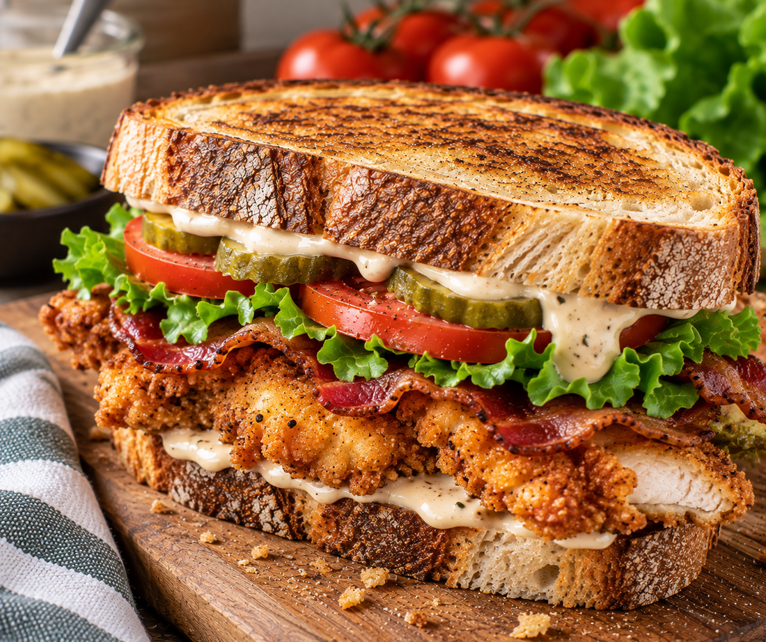 Crispy Chicken Sourdough Sandwich Recipe