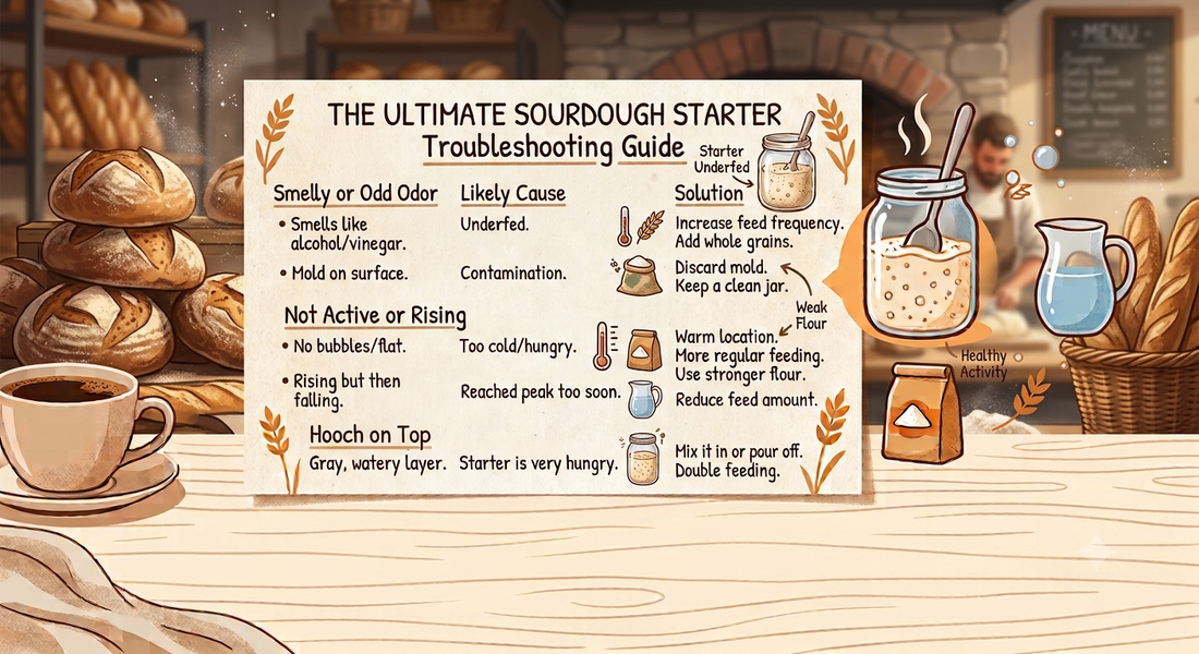 Sourdough Starter Troubleshooting Guide | Fix Common Starter Problems