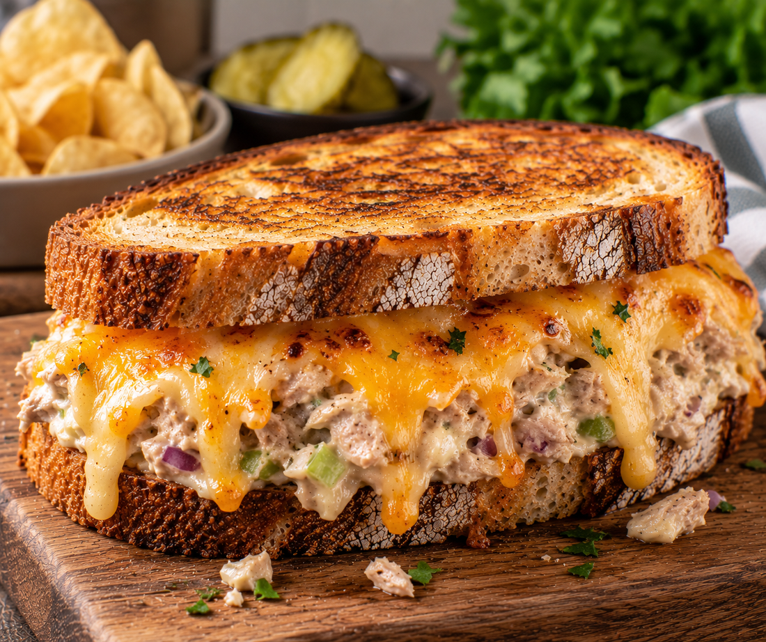 Tuna Melt on Sourdough | Easy Sourdough Tuna Melt Recipe