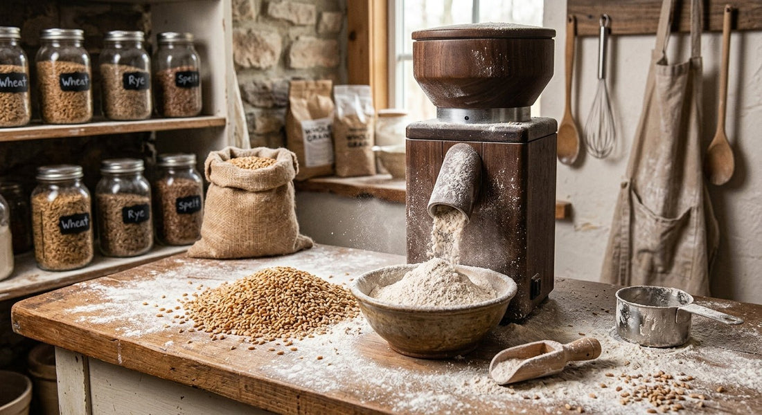 Benefits of Milling Your Own Flour: Fresh-Milled Flour & Sourdough - Squirrelly Girl Starter