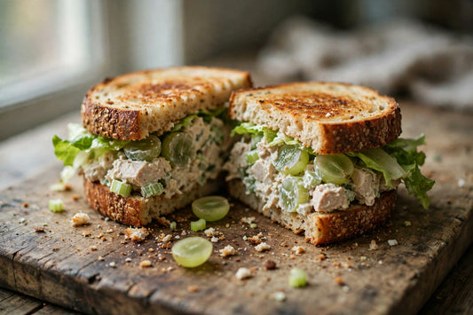 Chicken Salad Sourdough Sandwich Recipe | Easy & Delicious - Squirrelly Girl Starter