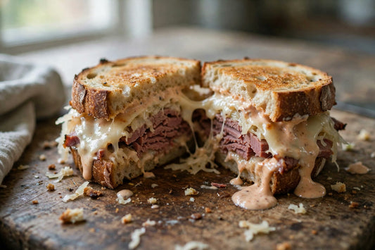 Classic Reuben on Sourdough | Reuben Sandwich Recipe - Squirrelly Girl Starter