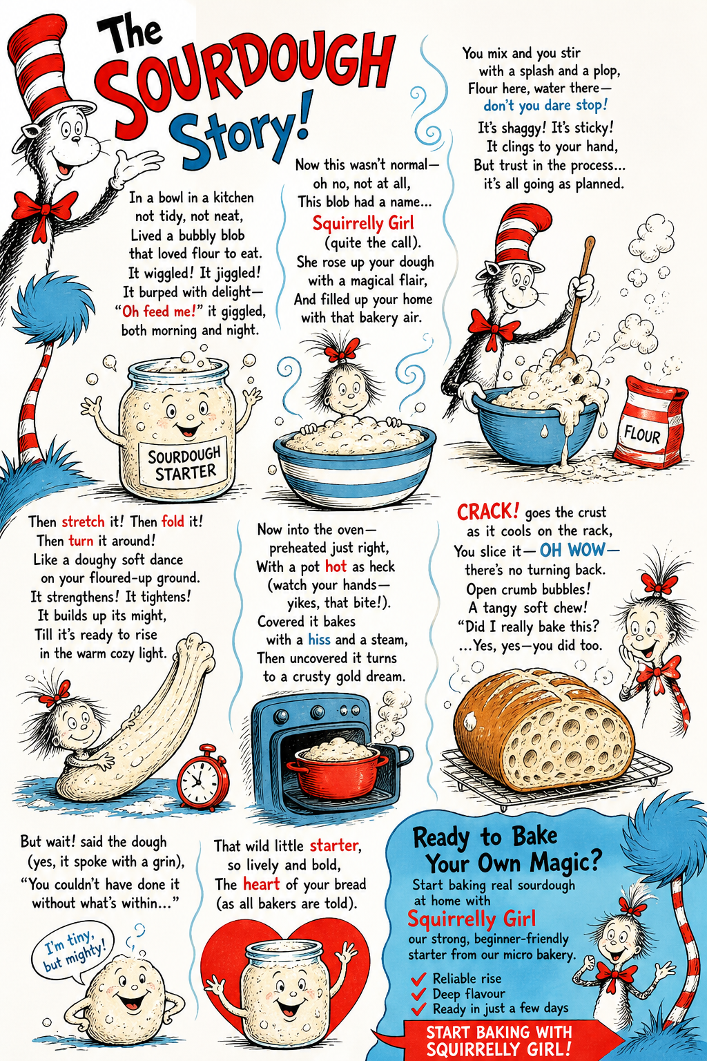Sourdough Bread Poem (Dr. Seuss Style)