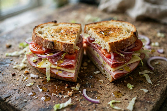 Italian Deli Sourdough Sandwich Recipe - Squirrelly Girl Starter