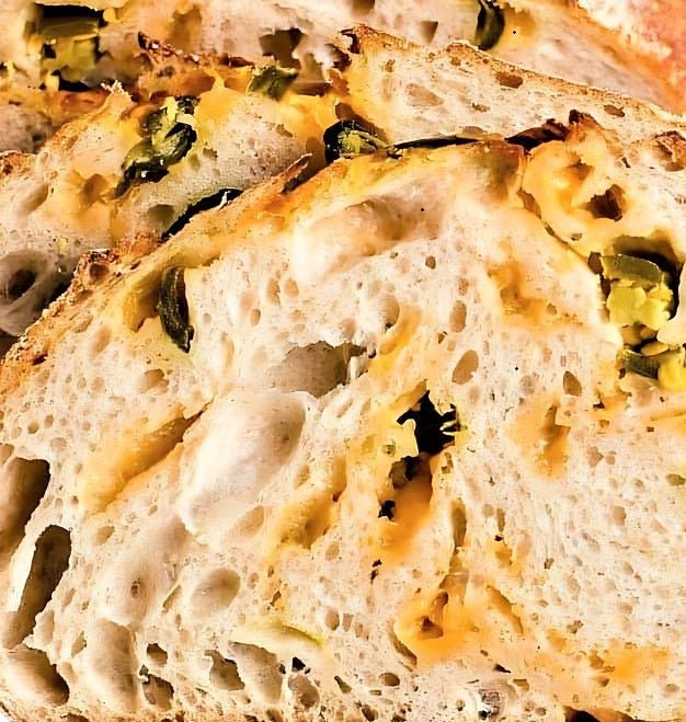 Jalapeño Cheddar Sourdough Bread Recipe | Squirrelly Girl - Squirrelly Girl Starter