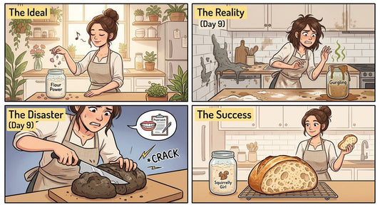 My Sourdough Starter Burped: Why DIY Starters Fail - Squirrelly Girl Starter