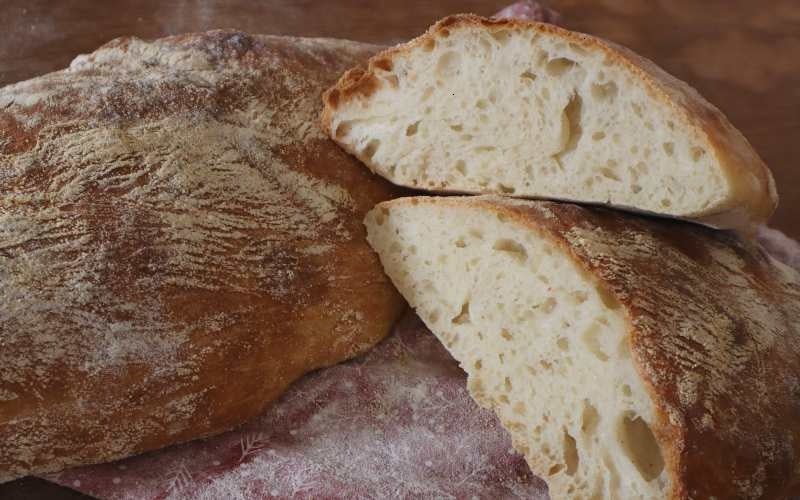 Sourdough Ciabatta Bread | Crispy, Airy & Chewy Recipe - Squirrelly Girl Starter
