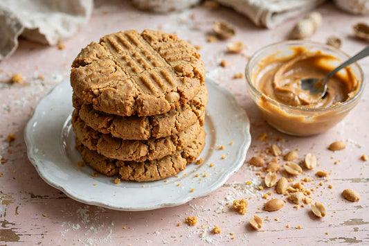 Sourdough discard peanut butter cookies