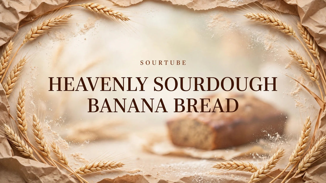 Heavenly Sourdough Banana Bread — SourTube featured title card