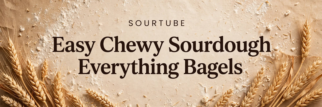 SourTube: Easy Chewy Sourdough Everything Bagels — featured title card