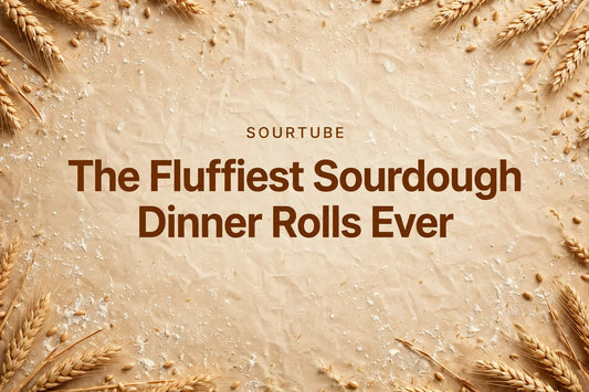 The Fluffiest Sourdough Dinner Rolls Ever — SourTube featured title card