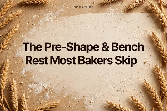 The Pre-Shape & Bench Rest Most Bakers Skip — SourTube featured title card