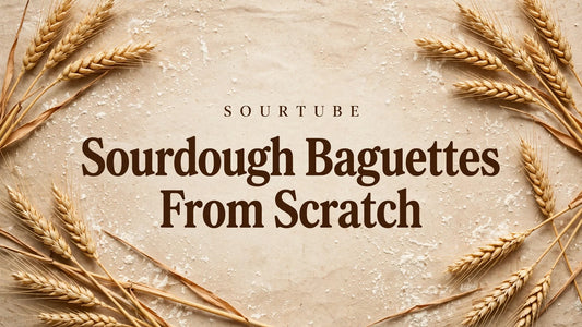Sourdough Baguettes From Scratch — SourTube featured title card