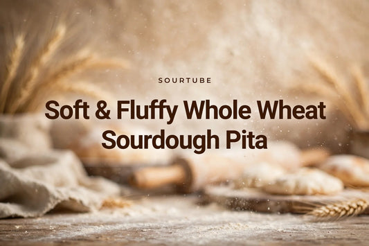Soft and Fluffy Whole Wheat Sourdough Pita - SourTube video pick