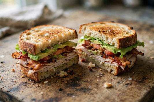 Turkey Bacon Avocado Sourdough Sandwich Recipe - Squirrelly Girl Starter