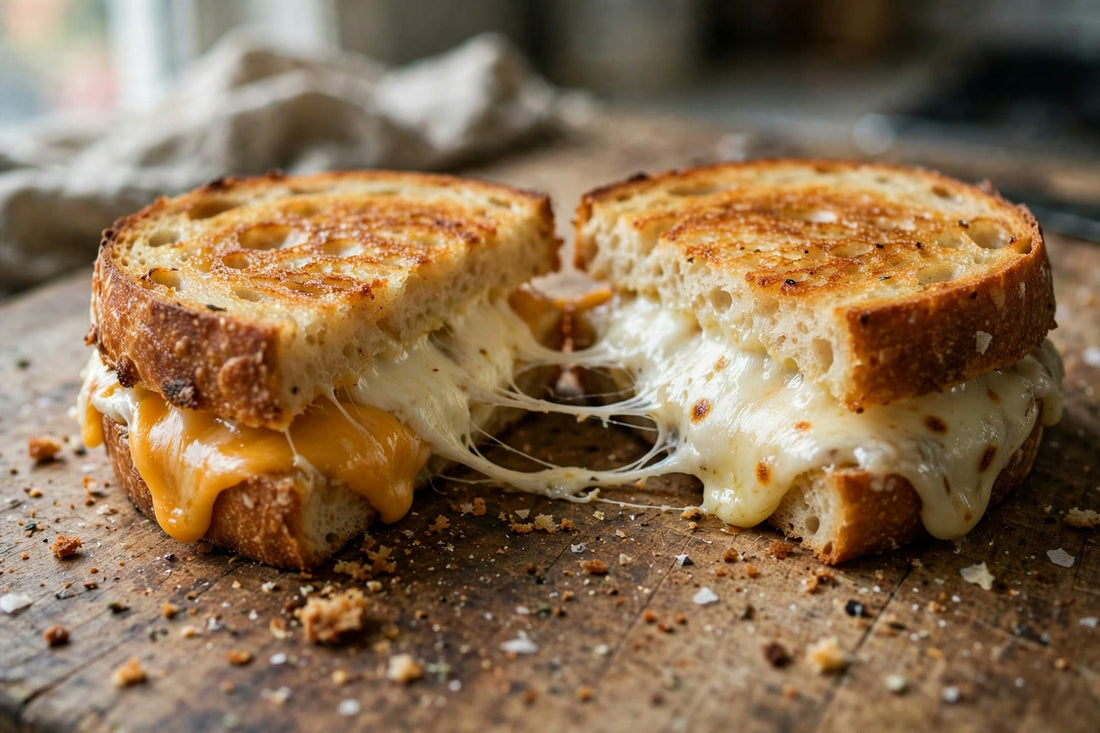 Ultimate Sourdough Grilled Cheese Sandwich Recipe - Squirrelly Girl Starter