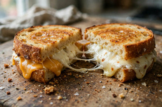 Ultimate Sourdough Grilled Cheese Sandwich Recipe - Squirrelly Girl Starter