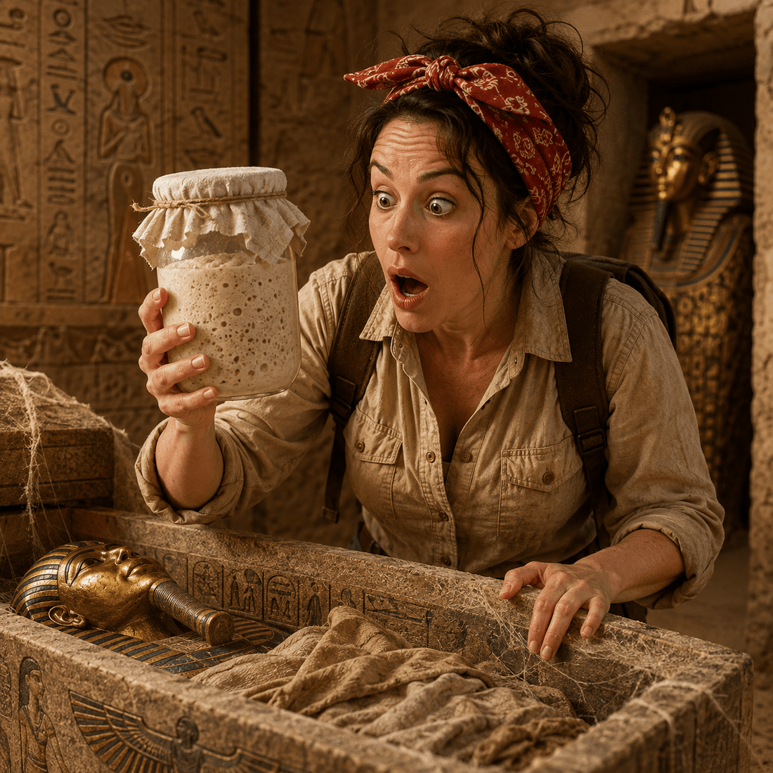 Wait, you mean it wasn't discovered in an ancient Egyptian pyramid? - Squirrelly Girl Starter