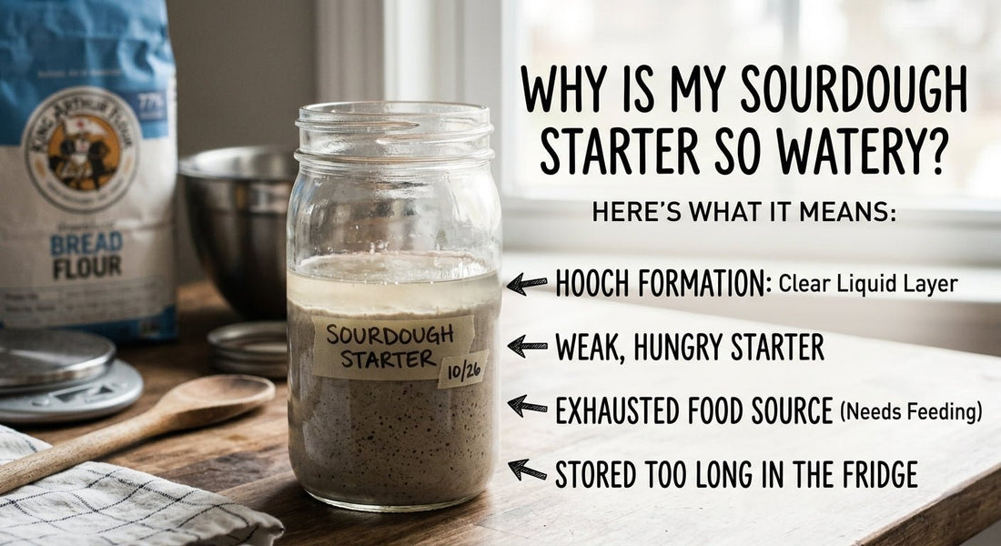 Why Is My Sourdough Starter So Watery? Here's What It Means - Squirrelly Girl Starter
