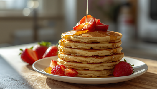 The Best Fluffy Sourdough Pancakes